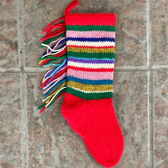 Hand Knitted Stocking - Picture 1 of 6